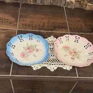 Antique Porzellanfabrik Victoria Schmidt & Co. plates